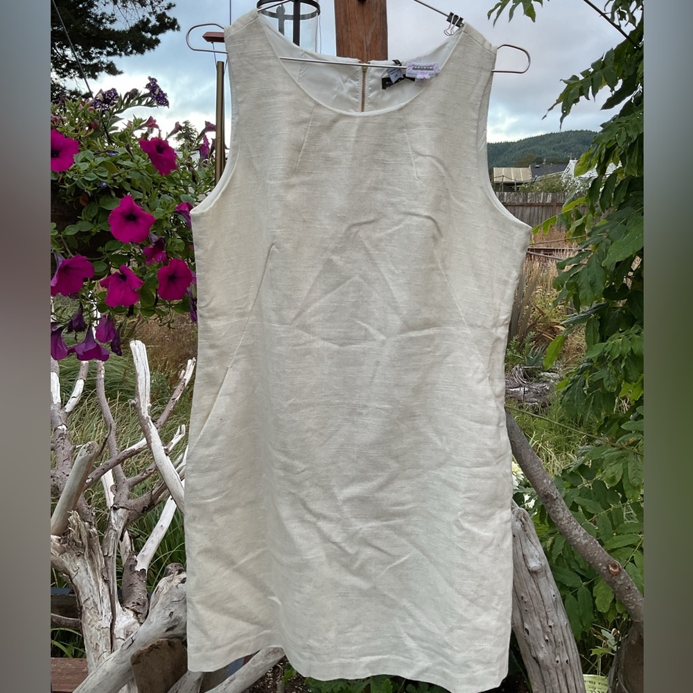 Willi Smith Beige Sleeveless Top